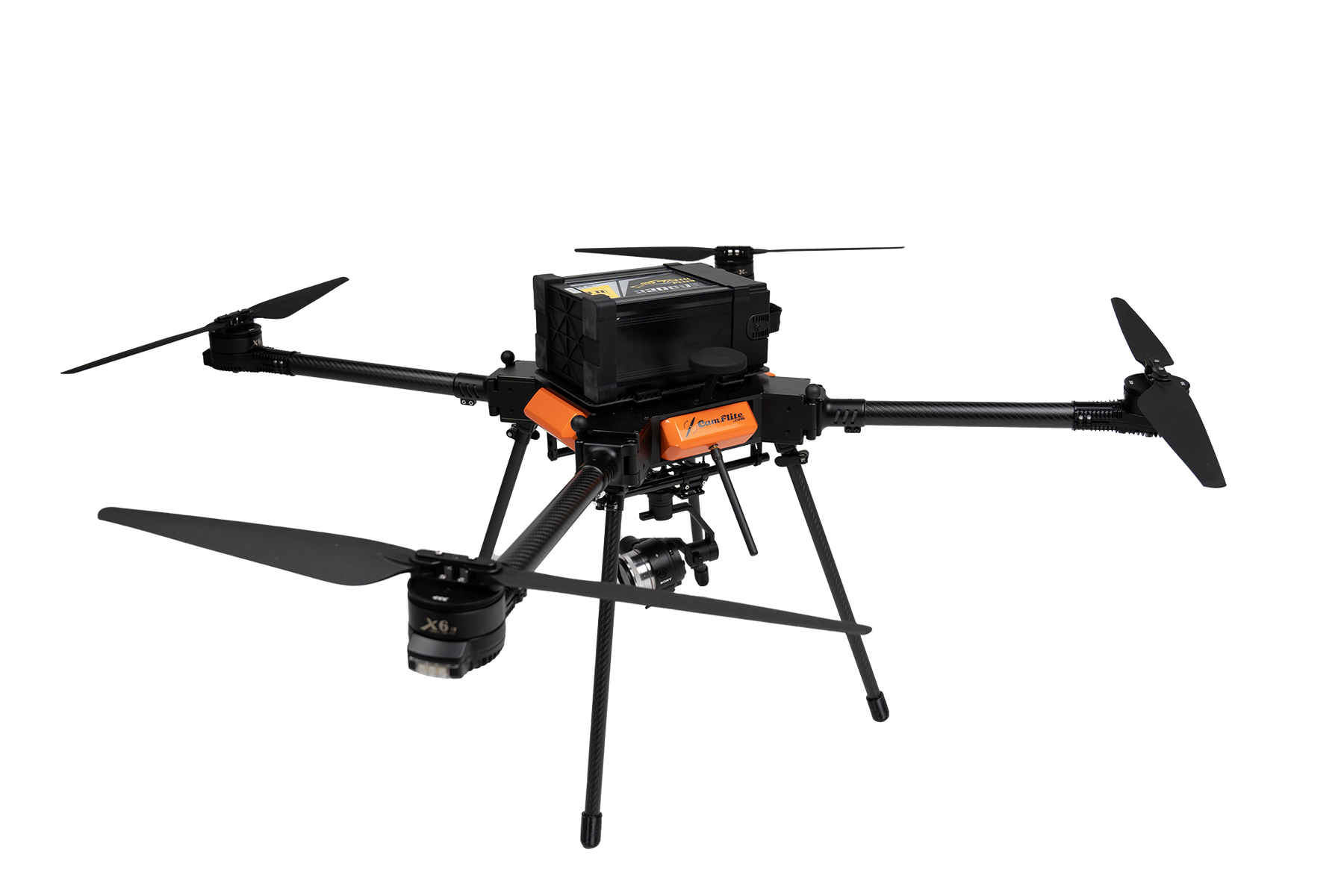 Camflite Ascent X industrial sUAS.  Designed for any payload from lidar to cameras
